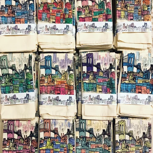 Brooklyn Landscape Tea Towel